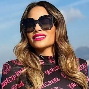 New, PHILIPP PLEIN Sunglasses ROSE VENUS SPP041 Col.Z42X Authentic